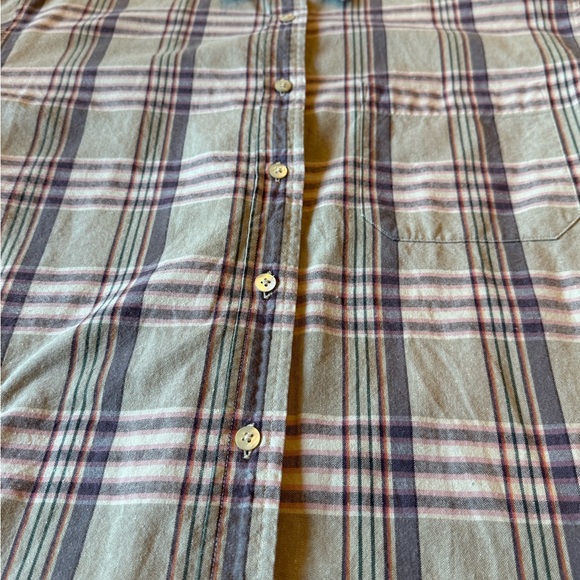 Y2K Calvin Klein Plaid Button-Down - Picture 2 of 13